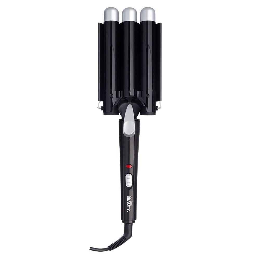 CORTEX BEAUTY. TrebleMaker 3-Barrel Waver Curling Iron in Black